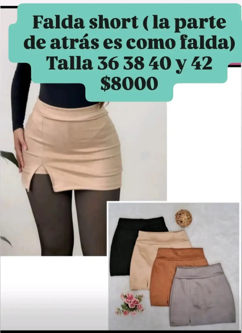 Falda short para mujer - 1