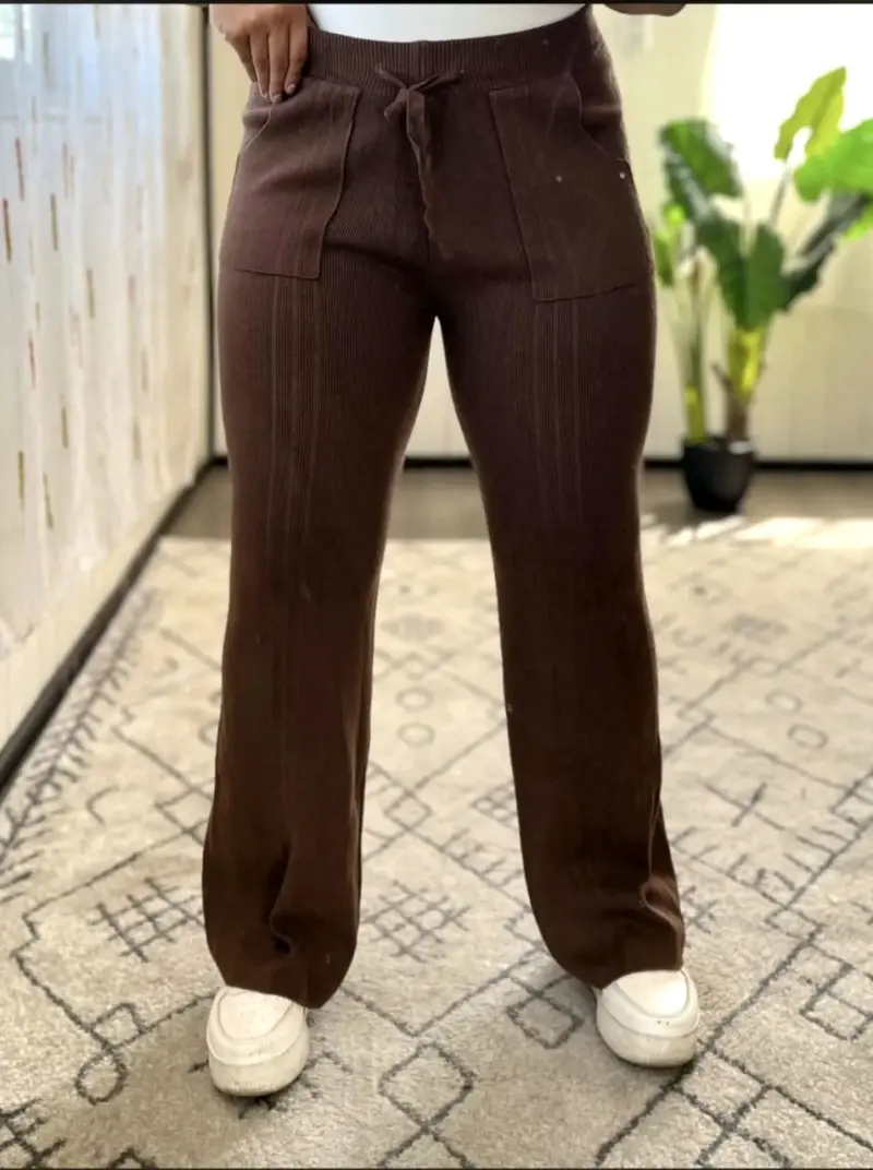 Pantalón de lanilla palazo - 5