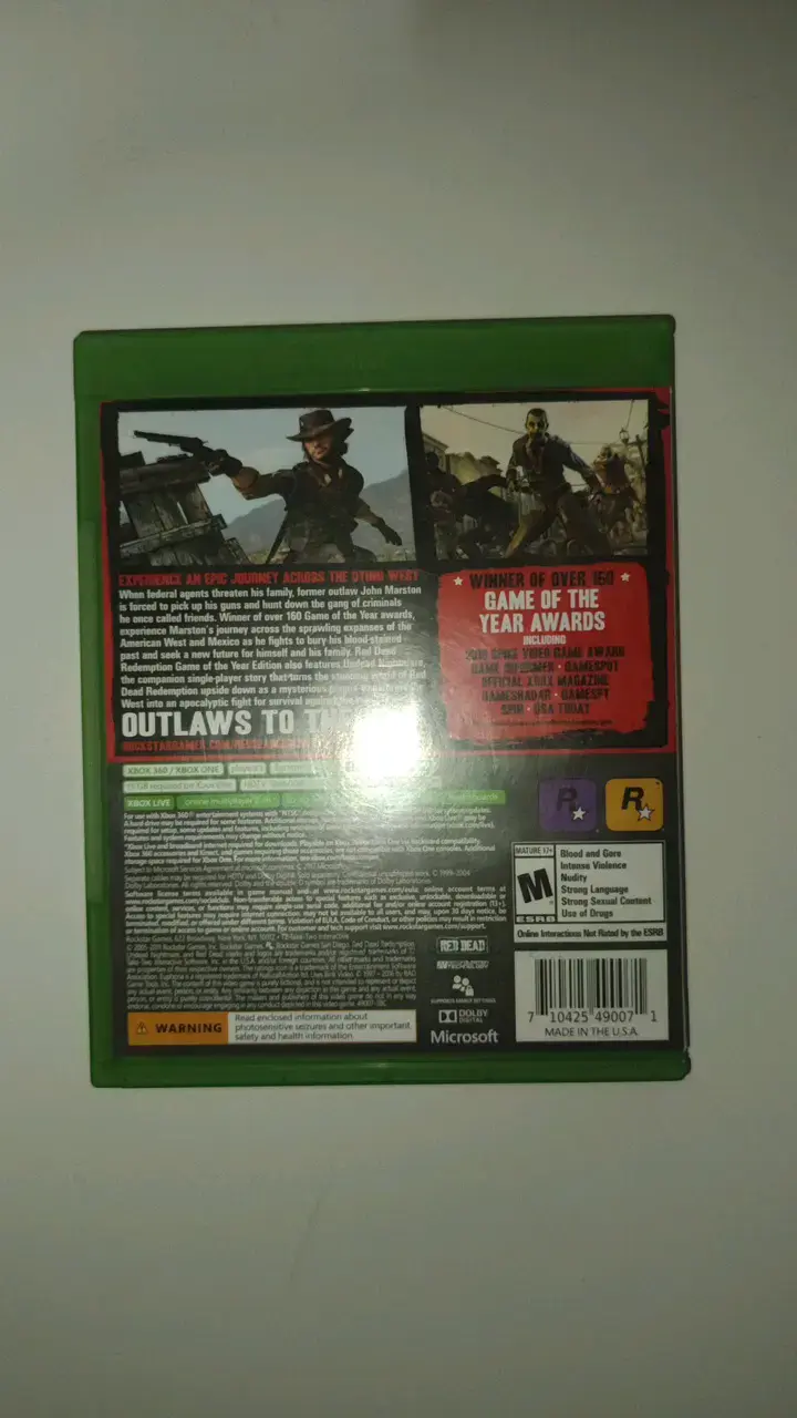 Red Dead Redemption Game of the Year Edition Xbox - 2