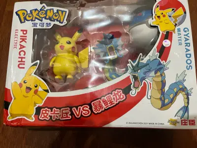 Figura de acción Pokémon Pikachu vs Gyarados - miniatura 1