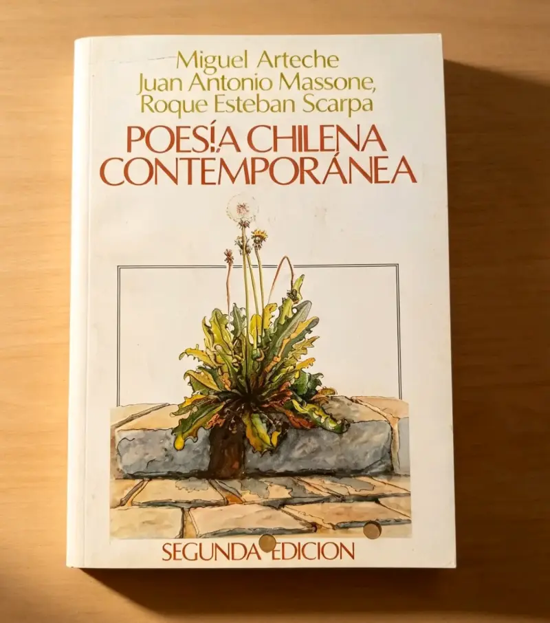 Libro Poesía Chilena Contemporánea Segunda Edición