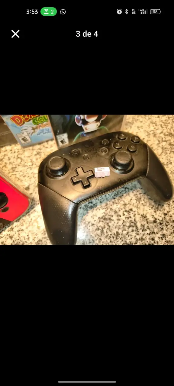 Consola Nintendo Switch con juegos y control Pro - 3