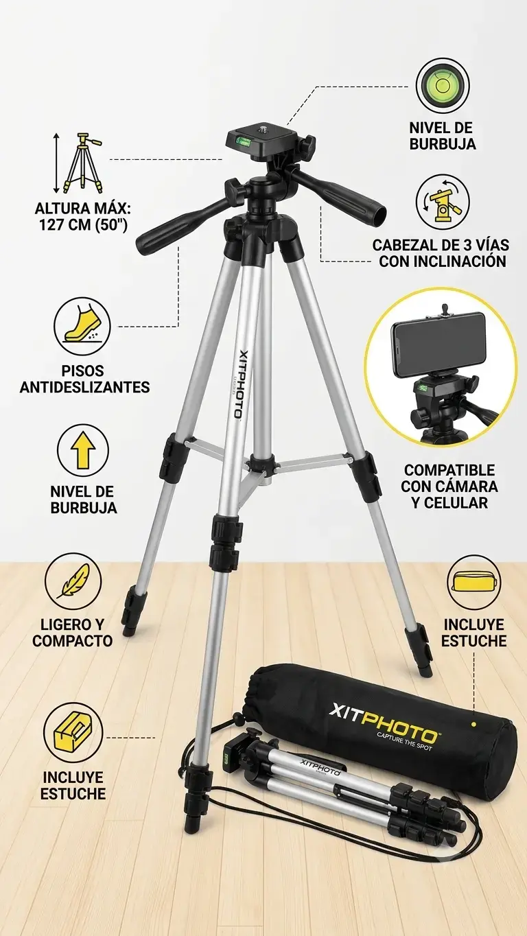 Trípode Xit Photo Pro nuevo - 1