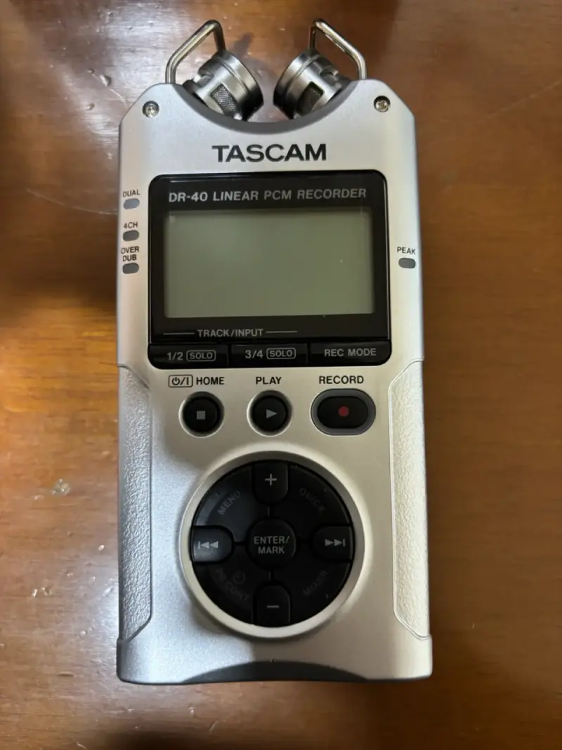 Grabadora de Audio Tascam DR-40 Versión 2