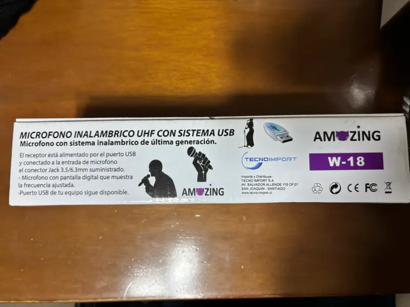 Micrófono inalámbrico UHF Amazing con USB - 6