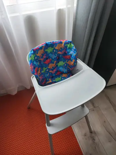 Silla de comer para bebé con cojín de dinosaurios - miniatura 1