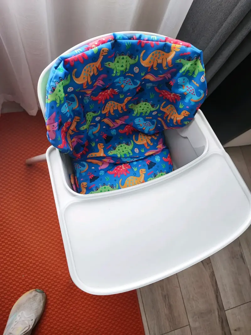 Silla de comer para bebé con cojín de dinosaurios - 2