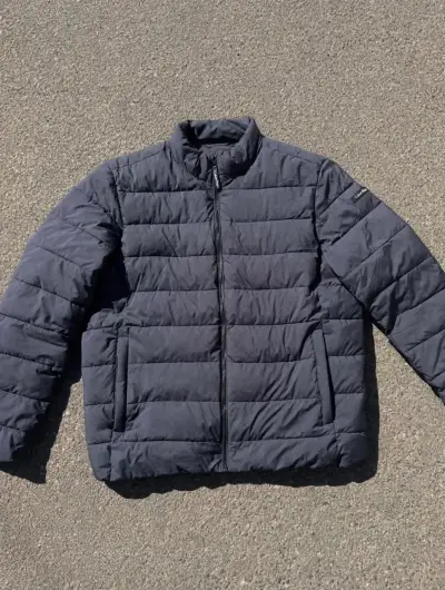 Chaqueta acolchada azul Calvin Klein para hombre - miniatura 1