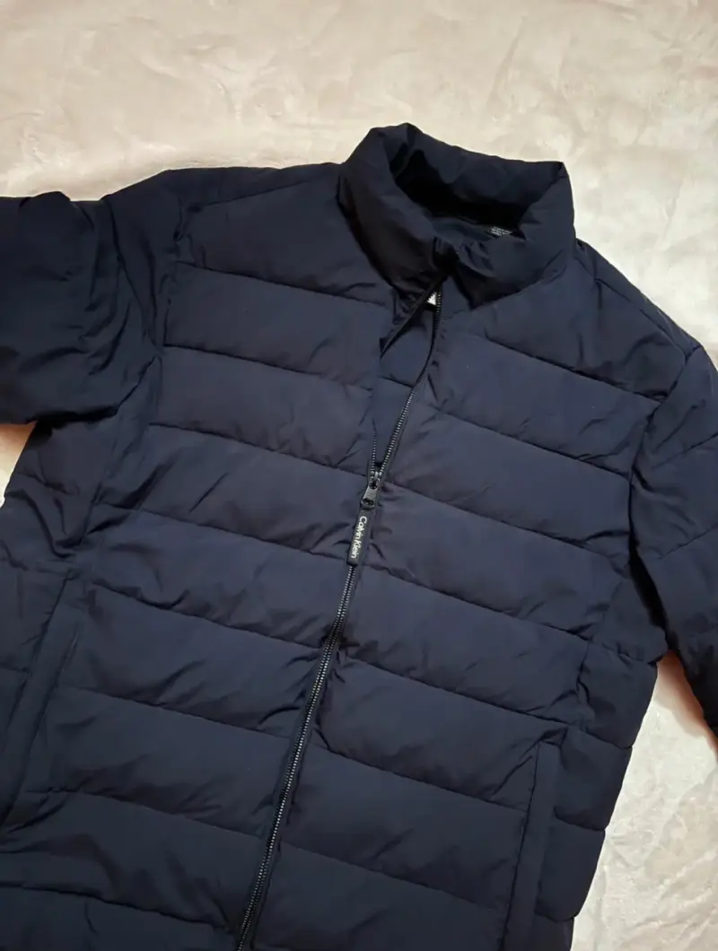 Chaqueta acolchada azul Calvin Klein para hombre - 3