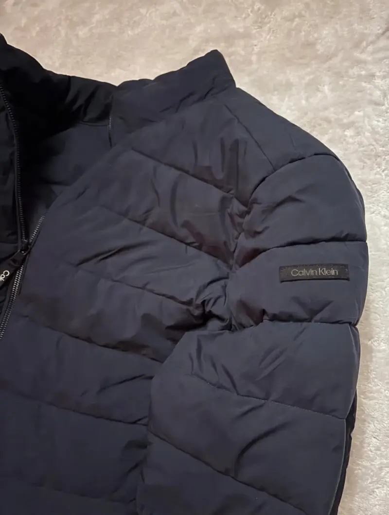 Chaqueta acolchada azul Calvin Klein para hombre - 4