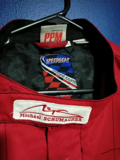 Chaqueta de carreras roja Michael Schumacher - miniatura 4