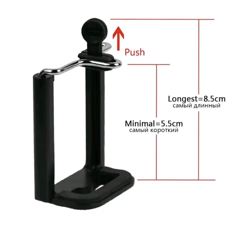 Trípode flexible para smartphone y cámara con control remoto - 2