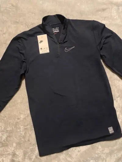 Polerón Nike Dri-Fit Pro azul marino - miniatura 2