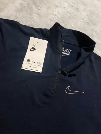 Polerón Nike Dri-Fit Pro azul marino - miniatura 3