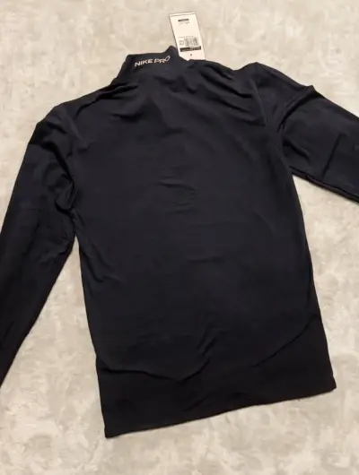 Polerón Nike Dri-Fit Pro azul marino - miniatura 4