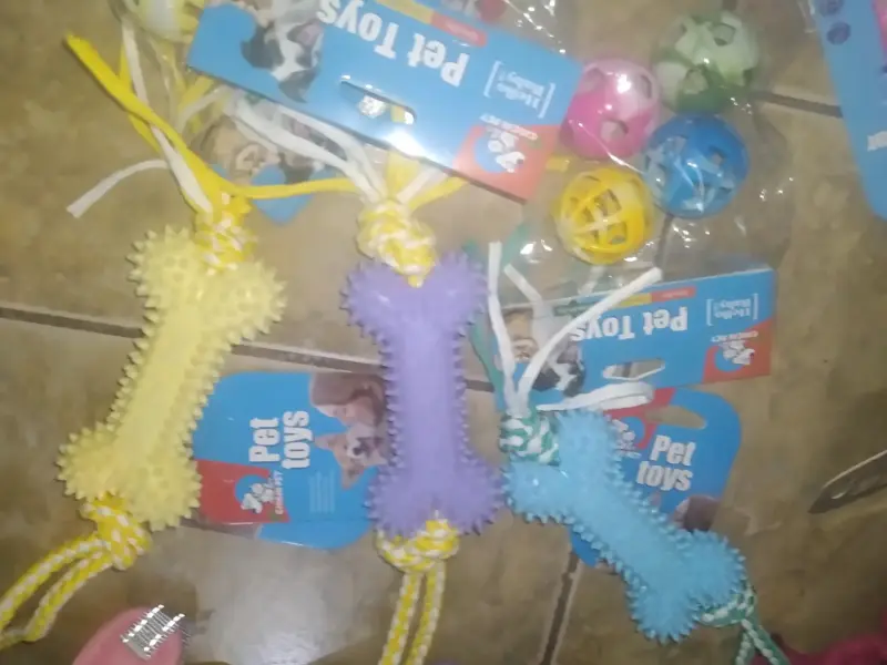 Juguetes para mascotas de cuerda y goma - 1