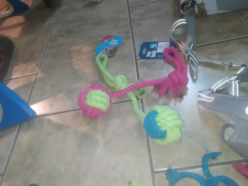 Juguetes para mascotas de cuerda y goma - 3