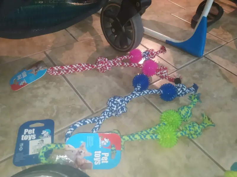 Juguetes para mascotas de cuerda y goma - 4