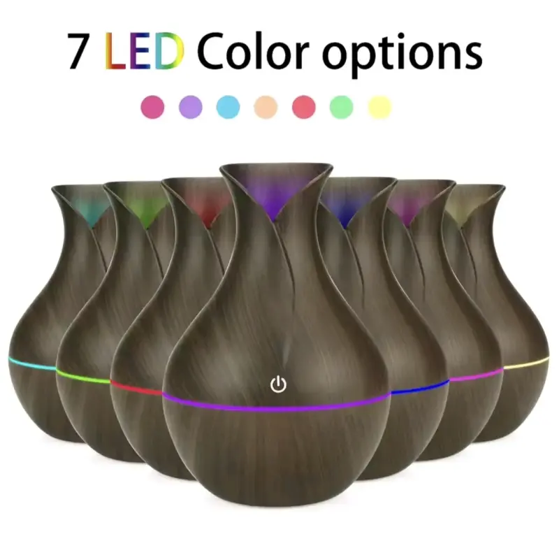 Humidificador difusor de aromas LED 7 colores - 4