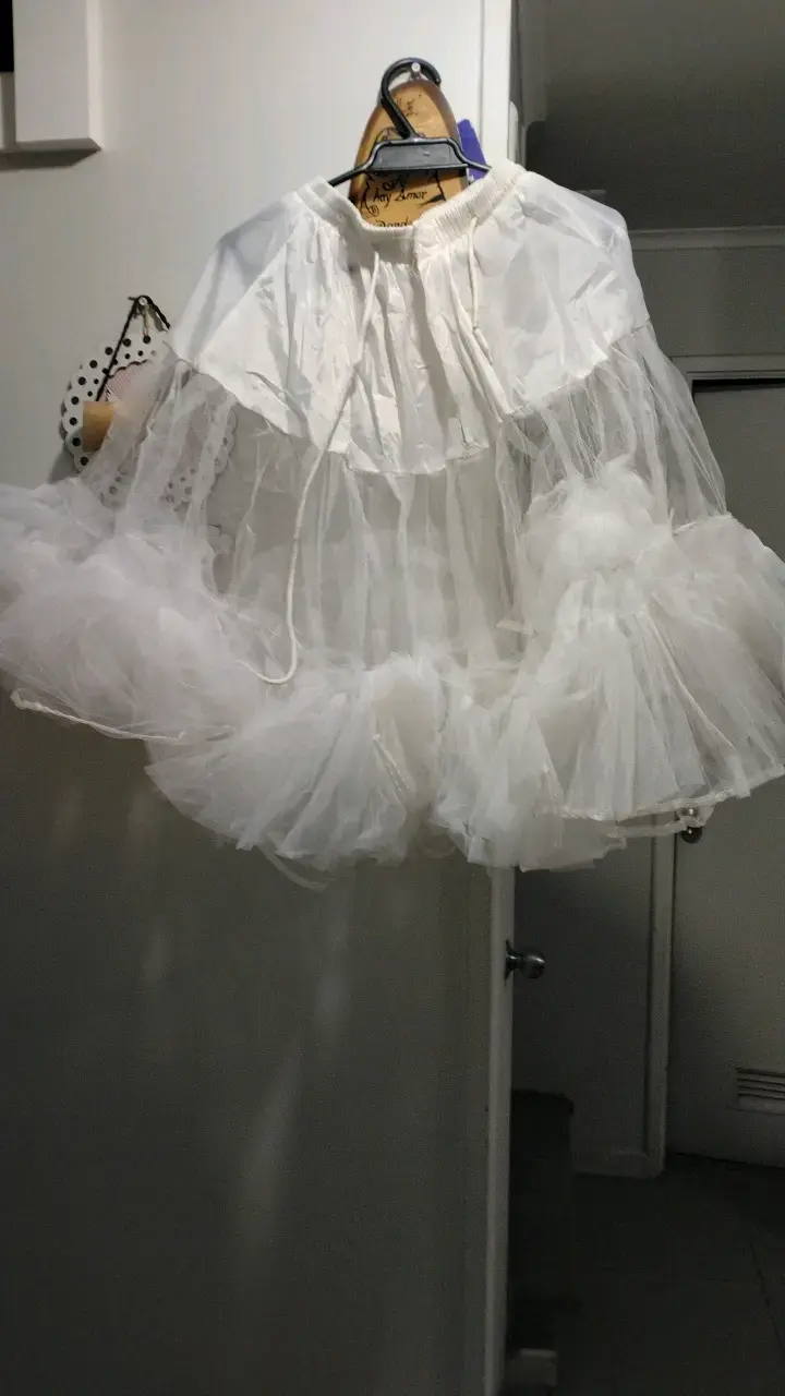 Vestido vintage floral rosa y blanco - 3