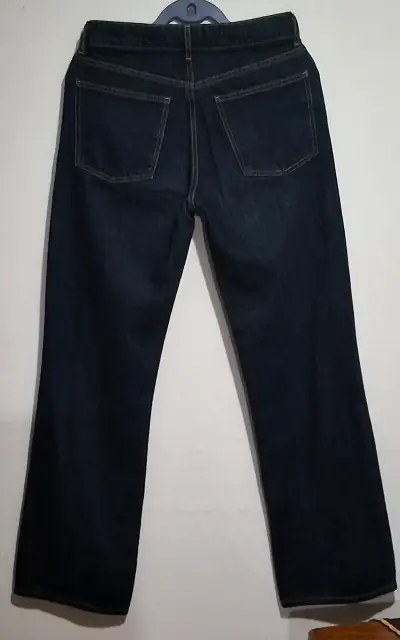 Jeans de mezclilla azul para mujer - miniatura 2