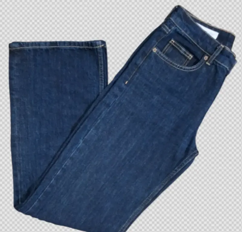 Jeans de mezclilla azul para mujer - 3