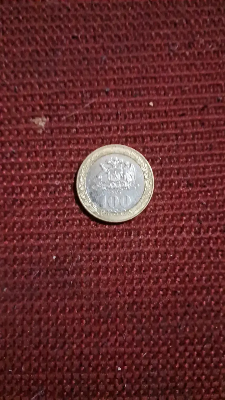 Moneda de 100 pesos chilenos año 2008 - 2
