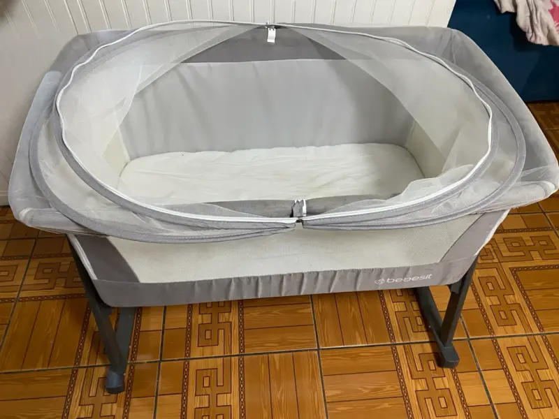 Cuna colecho Bebesit con mosquitero gris - 2