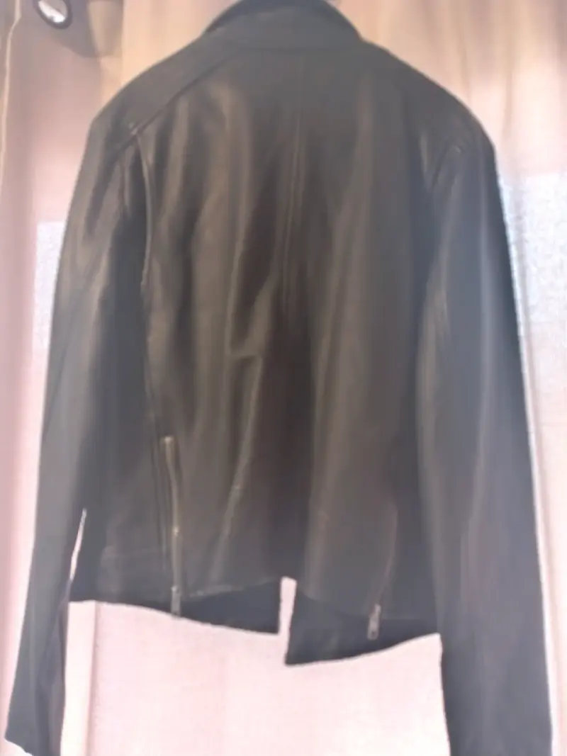 Chaqueta de ecocuero negra Index para mujer - 3