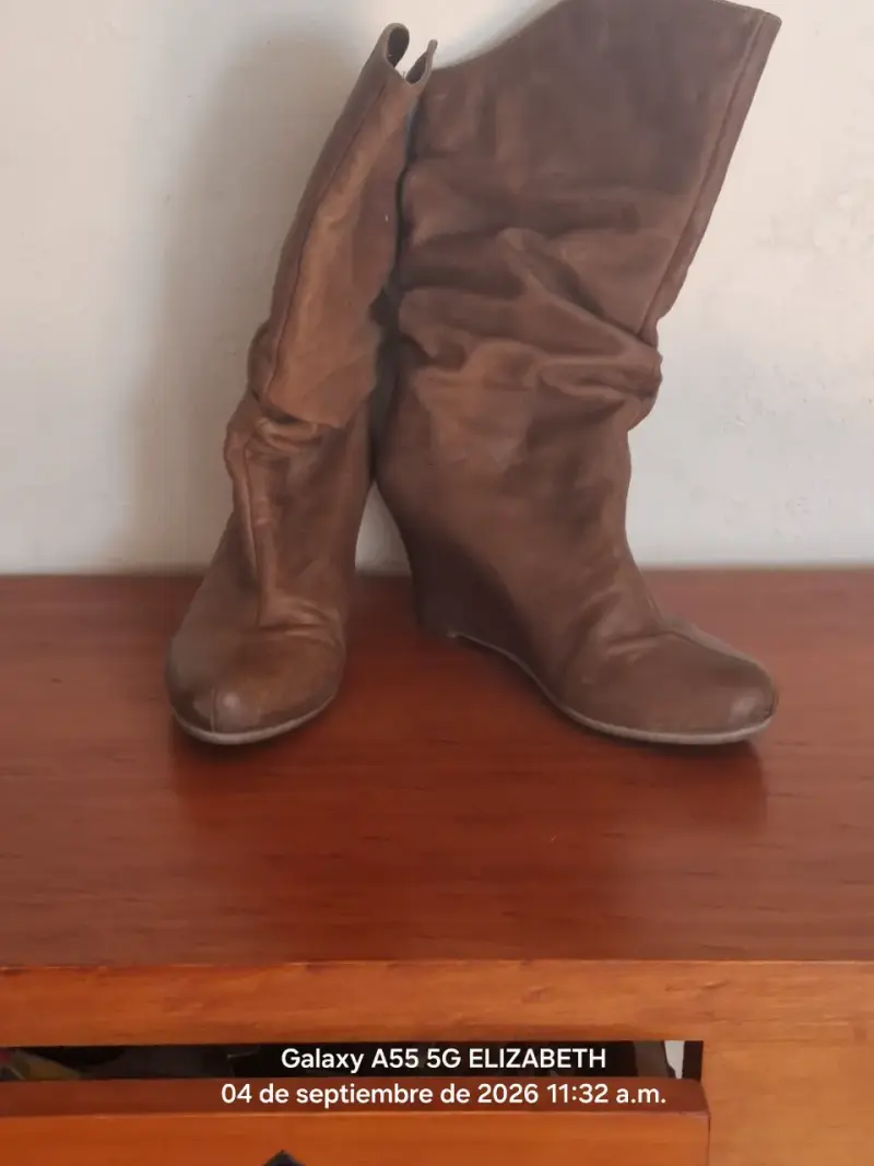 Botas de Cuña Marrones para Mujer - 2