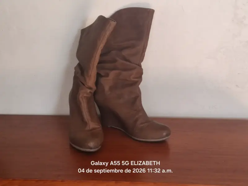 Botas de Cuña Marrones para Mujer - 3