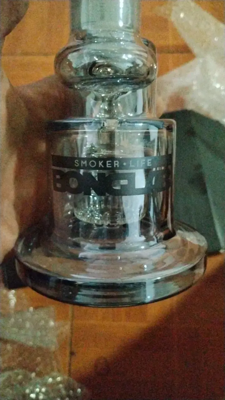 Bong de vidrio Smoker Life con percolador - 4