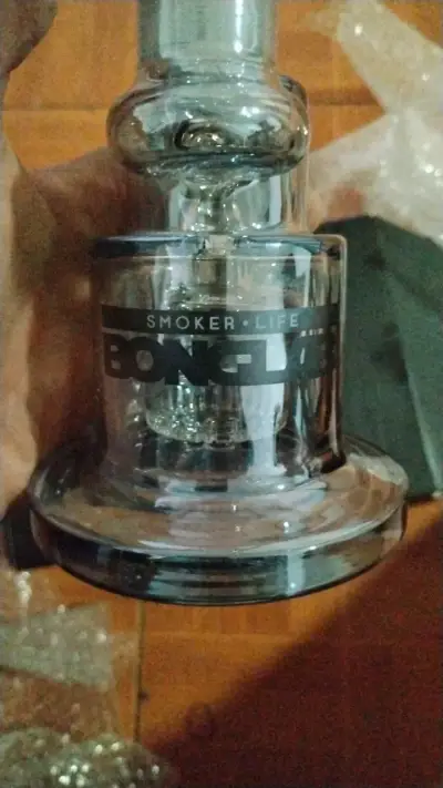 Bong de vidrio Smoker Life con percolador - miniatura 4
