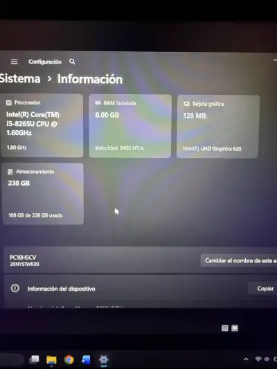 Laptop Lenovo ThinkPad T490s Intel Core i5 8GB RAM - miniatura 3