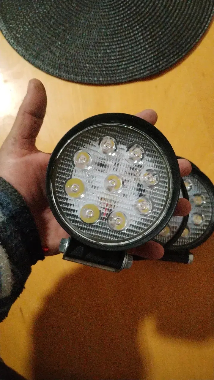 Luces LED redondas para auto 12V - 3