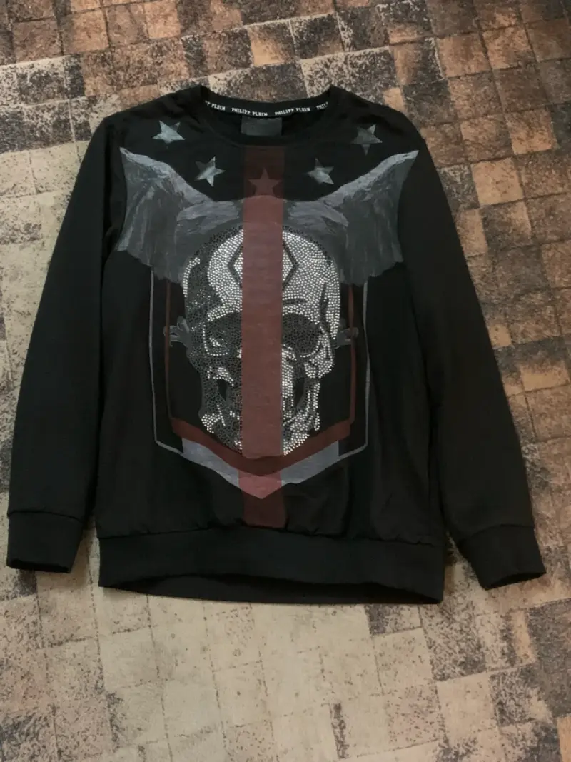 Polerón Philipp Plein con diseño de calavera - 1
