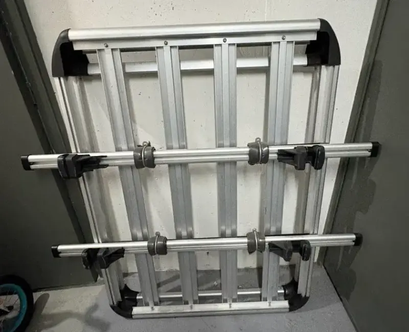 Parrilla de techo para auto de aluminio - 2