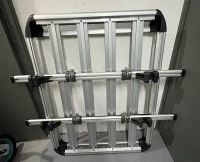 Parrilla de techo para auto de aluminio - miniatura 2
