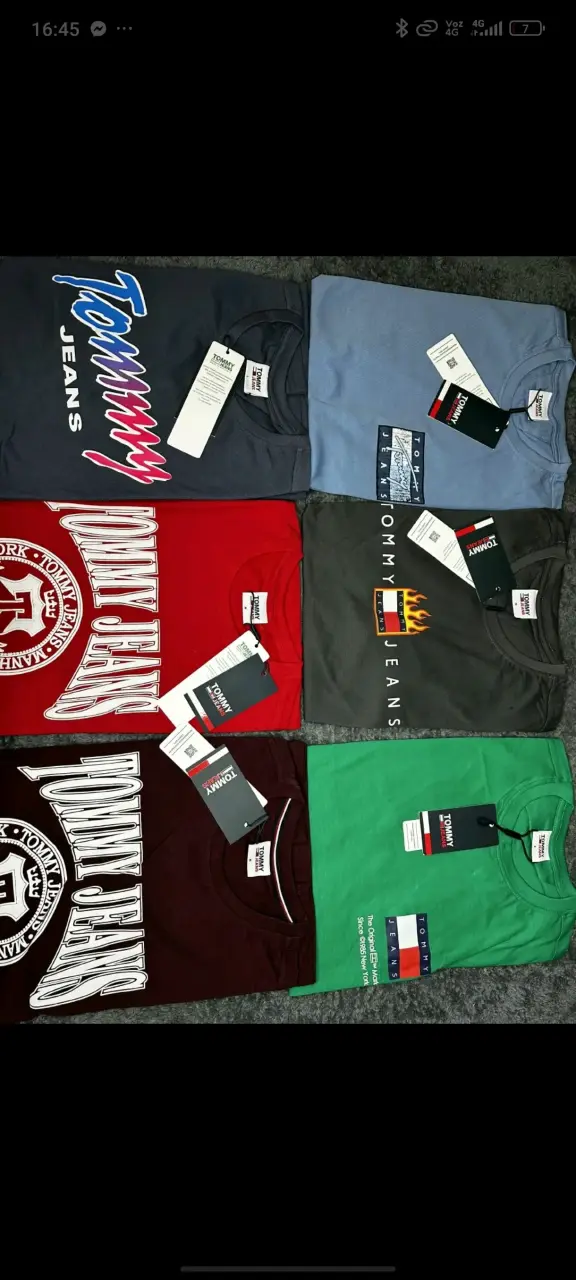 Poleras Tommy Jeans para hombre en varios colores - 1