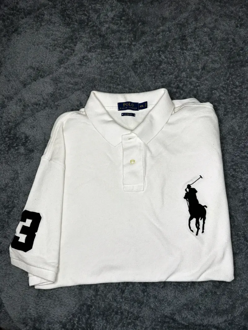 Polera Polo Ralph Lauren Blanca Talla XXL - 3