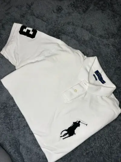 Polera Polo Ralph Lauren Blanca Talla XXL - miniatura 6