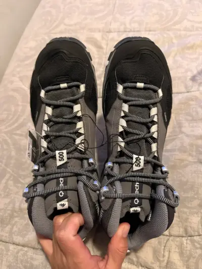 Botas de montaña Quechua 500 impermeables talla 40 - miniatura 1