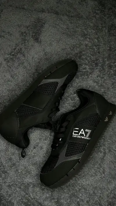 Zapatillas negras Emporio Armani EA7 para hombre - miniatura 5