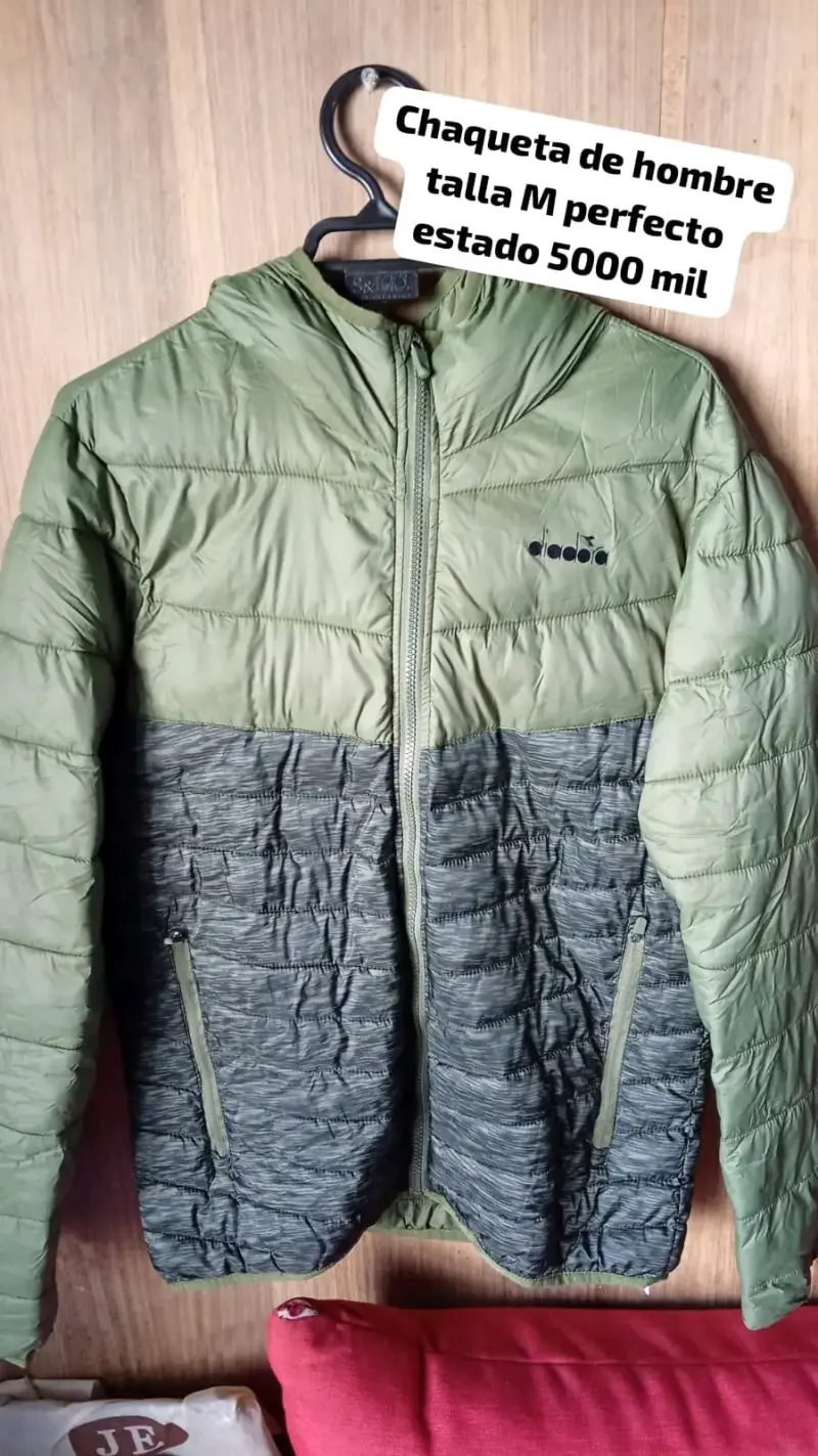 Chaqueta de hombre verde Diadora talla M