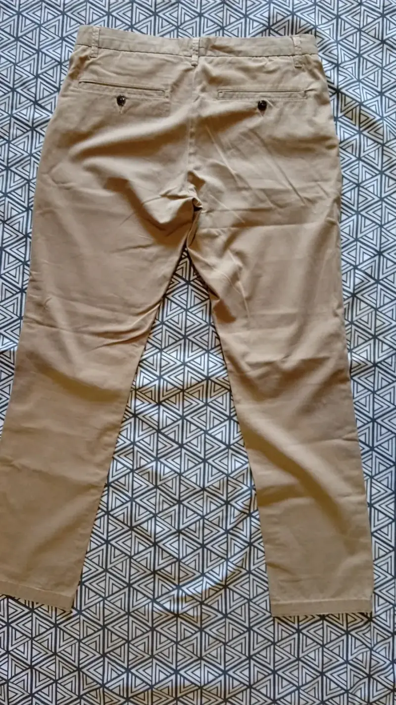 Pantalón de hombre beige Basement Slim Fit - 2