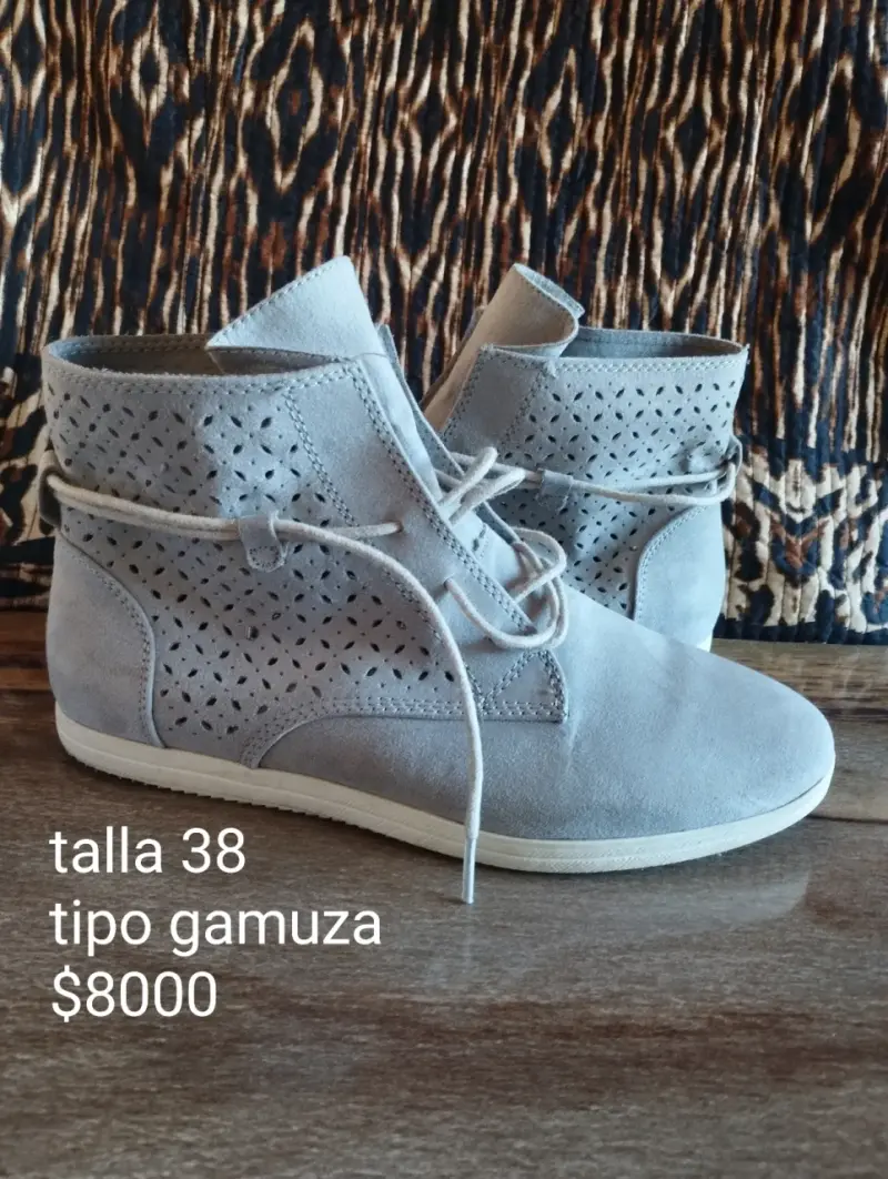 Zapatillas deportivas Puma blancas y azules talla 38 - 4