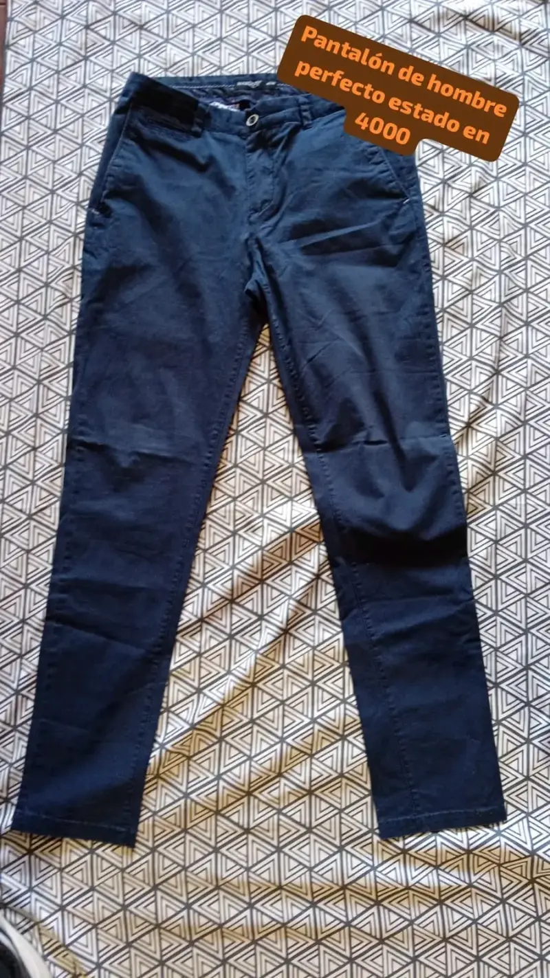 Pantalón de hombre azul Marquis skinny - 1