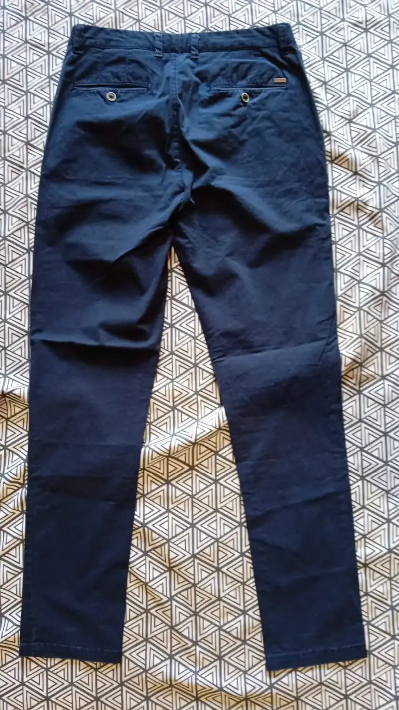Pantalón de hombre azul Marquis skinny - 3