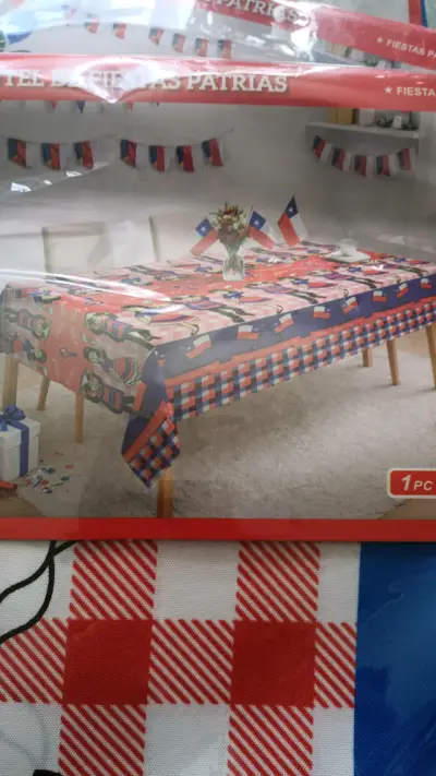 Set de Jarras y Manteles Fiestas Patrias Chile - miniatura 2