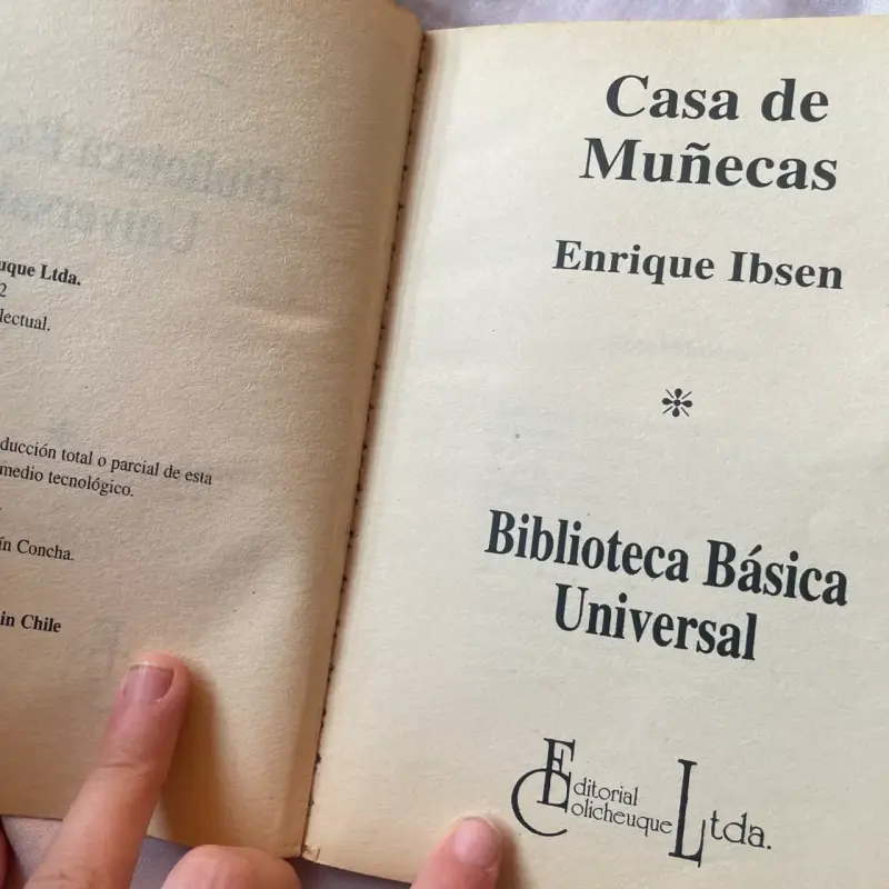 Libro Casa de Muñecas de Enrique Ibsen - 4